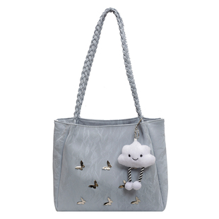 托特包大容量女士上班通勤包大学生上课单肩包2025新款高级感背包