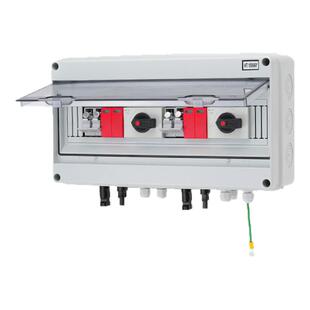 1000V2进2出太阳能光伏直流汇流箱 PV Combiner Box 2 in 2 out