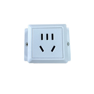 二三插开关插座带底盒一位窄板工业流水线多用孔5孔国标电源插座