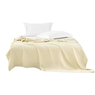 水星家纺儿童雪纺纱全棉四层纱布毯婴幼儿A类抑菌可水洗空调毯子