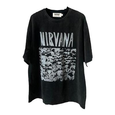 KV水洗做旧宽松千眼短袖