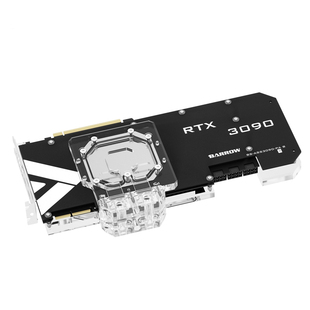 Barrow ROG猛禽3080Ti 3090 全覆盖分体显卡水冷头散热器背板冷头