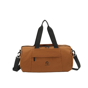 砂洗尼龙面料健身包运动包行李袋旅行包男女大容量旅行单肩收纳包