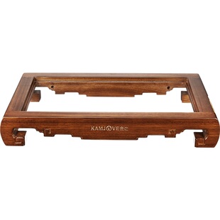 金灶KW-007茶盘古花木全自动上水一体电热水壶底座电茶炉实木茶台