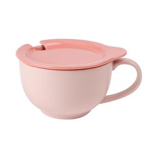 早餐杯带盖燕麦杯陶瓷马克杯大容量汤杯酸奶杯麦片杯牛奶杯