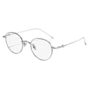 GM眼镜框男女士明星同款纯钛素颜神器防蓝光平光镜可配近视度数EP