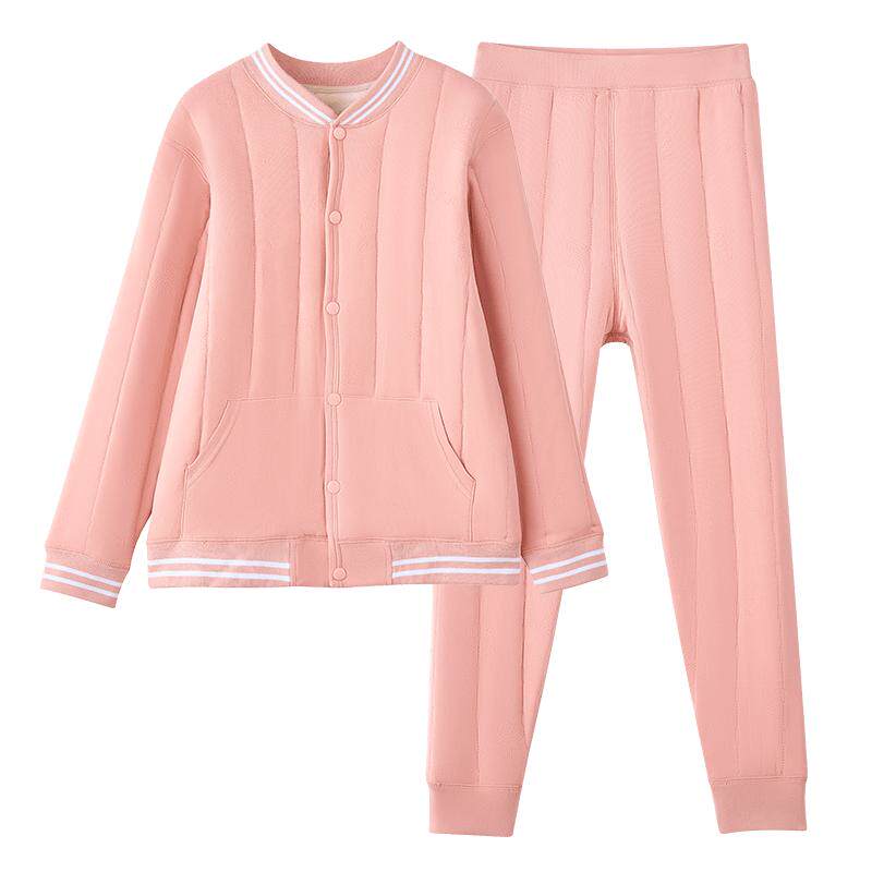 初中生校服神器内搭冬季保暖内衣套装小学生儿童加厚加绒羊毛棉袄