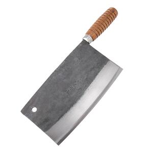 铁菜刀家用斩切刀手工夹钢刀老式锋利切片刀锰钢厨师专用刀具厨房