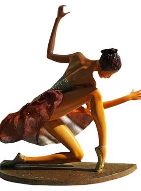 芭蕾舞蹈艺术玻璃钢仿铜户外抽象