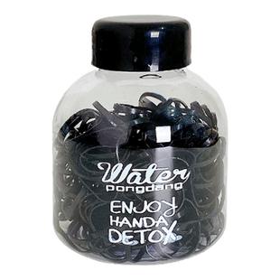 一次性黑色加厚橡皮筋高弹力耐用头绳女扎头饰小皮套发圈韩国网红