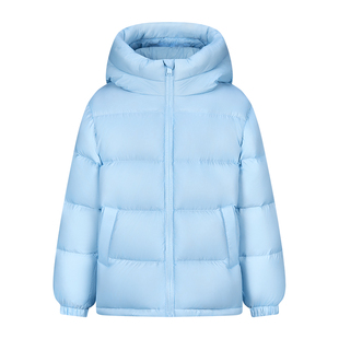 雪中飞kids儿童羽绒服男女童短款时尚百搭2025新款亲子面包羽绒服