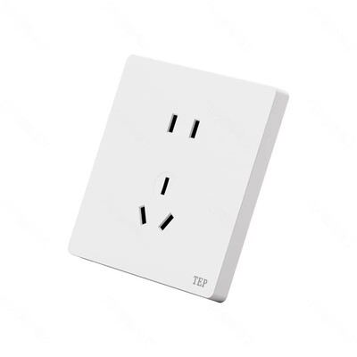 简约经典百搭哑光白色开关插座