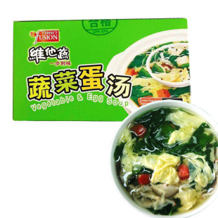 星菜蔬菜蛋汤紫菜蛋花汤8g*10包菠菜鸡蛋维他蔬速食芙蓉鲜蔬汤