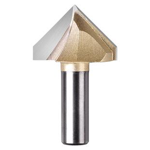 90度v型槽刀新型工具木工大全修边机铝塑板开槽v字斜边圆底铣刀头