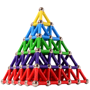 科博磁力棒男女孩拼散装儿童益智磁性吸铁石积木玩具3-6-7岁特价