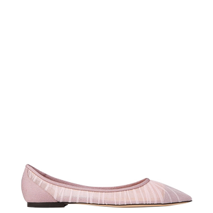[新年礼物]JIMMY CHOO/LOVE FLAT 女士尖头平底鞋单鞋JC