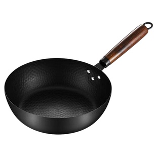 铁锅平底不粘锅第一名家用无涂层炒锅炒菜锅煎锅电磁炉燃气煤气灶