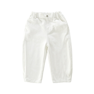 女童弯刀裤春款洋气小女孩长裤儿童休闲裤薄款春秋女宝宝裤子外穿