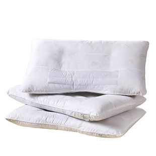 富安娜决明子枕头草本成人纯棉护颈椎助睡眠一对护颈枕荞麦枕芯