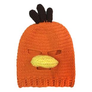 鸭子头套可爱二次元面具搞怪沙雕恶搞笑网红动漫冬保暖针织帽毛绒