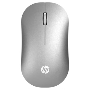 惠普DM10C银色充电无线蓝牙双模式轻音金属滚轮家用商务办公鼠标