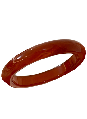 休眠火山新年开运天然红玛瑙手镯