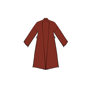 听旬长乐汉服女冬新中式唐圆领双面呢订婚大衣老钱风拜年斗篷披风