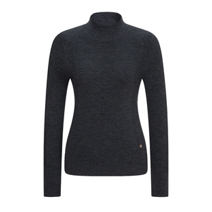 【含羊毛】Scofield女装温婉半高领修身打底针织衫2025秋冬新品