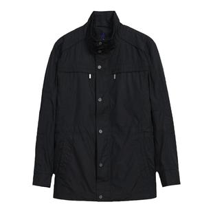 伦敦雾秋季新品商务休闲合身舒适外套四袋腰抽绳内罗纹立领夹克男