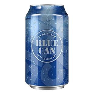 美国进口蓝罐bluecan50年保质期家庭应急防灾长期储备饮用水正品