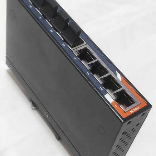 询原装台湾正品ORING威力工业千兆8口交换机 IES-108