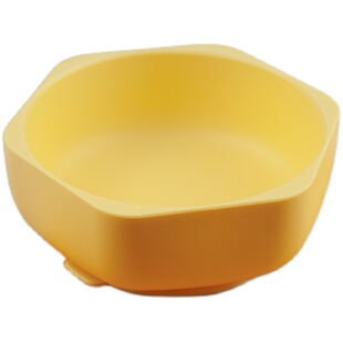 爱咔威IKV蜂巢吸盘碗宝宝吃饭碗防摔全硅胶儿童喝粥吃饭餐盘餐具