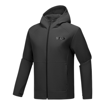 斯凯奇秋冬男子保暖连帽拉链运动外套 P425M075/0018