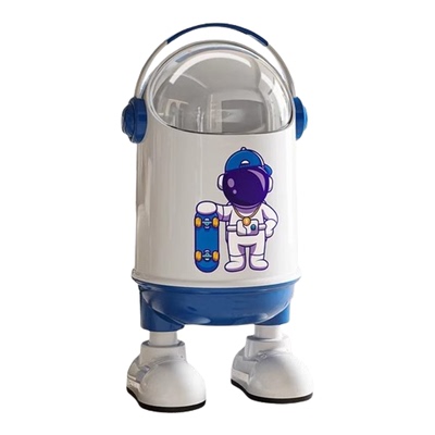 高颜值垃圾桶加厚双桶带盖款