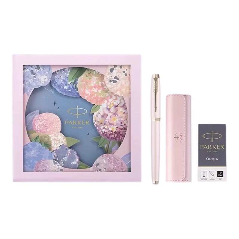 【教师节礼物】PARKER/派克绣球花钢笔礼盒IM花艺系列墨水笔男士送女友七夕女士高颜值生日轻奢送老师签字笔