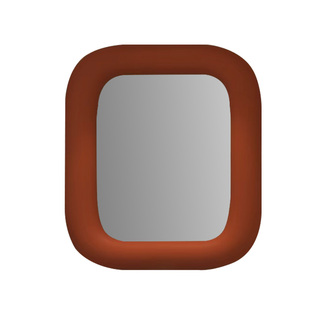 糖果色ins洗漱浴室镜卧室壁挂化妆镜多巴胺不规则智能卫生间镜子