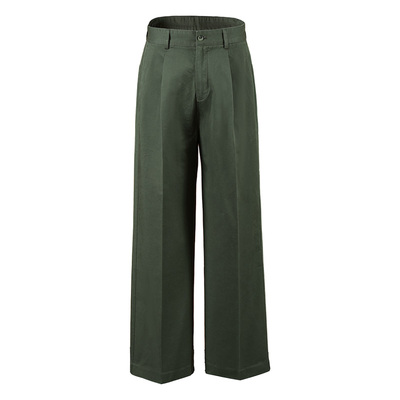 UGENTLE纯棉休闲裤复古阔腿裤