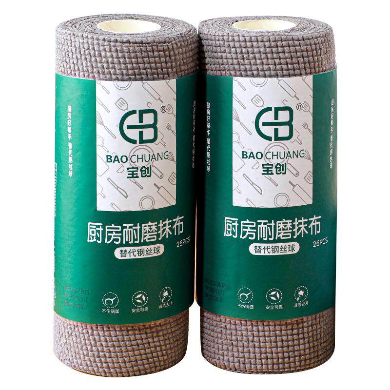 一次性耐磨抹布代替钢丝球