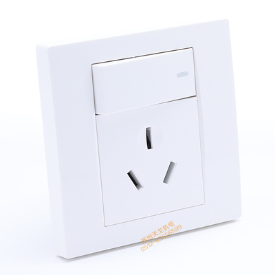 一开三孔16A单控正泰16A空调插座