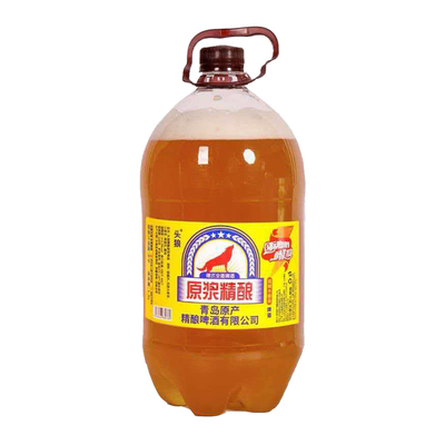头狼青岛风味原浆精酿鲜啤酒