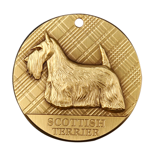 铜纪元 铜牌/银牌浮雕宠物铭牌 狗狗猫咪防丢失激光刻字狗牌猫牌