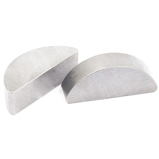 高强度半圆角平键月牙键月亮键C型健圆键销¢2.5-¢3¢4¢ GB1099