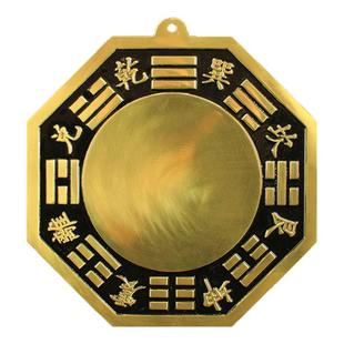 八卦镜黄铜凸面镜凹镜阴阳鱼黄铜太极八卦镜大号家用大门口凸铜镜