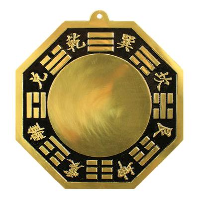 八卦镜黄铜凸面镜凹镜阴阳鱼黄铜太极八卦镜大号家用大门口凸铜镜