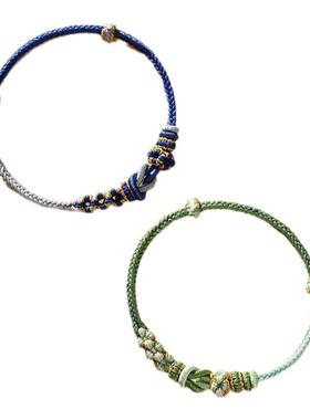 莫相离桃花手绳手DIY编制手绳