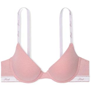 直降138|维密 PINK LOGO字母肩带舒适聚拢文胸内衣女26