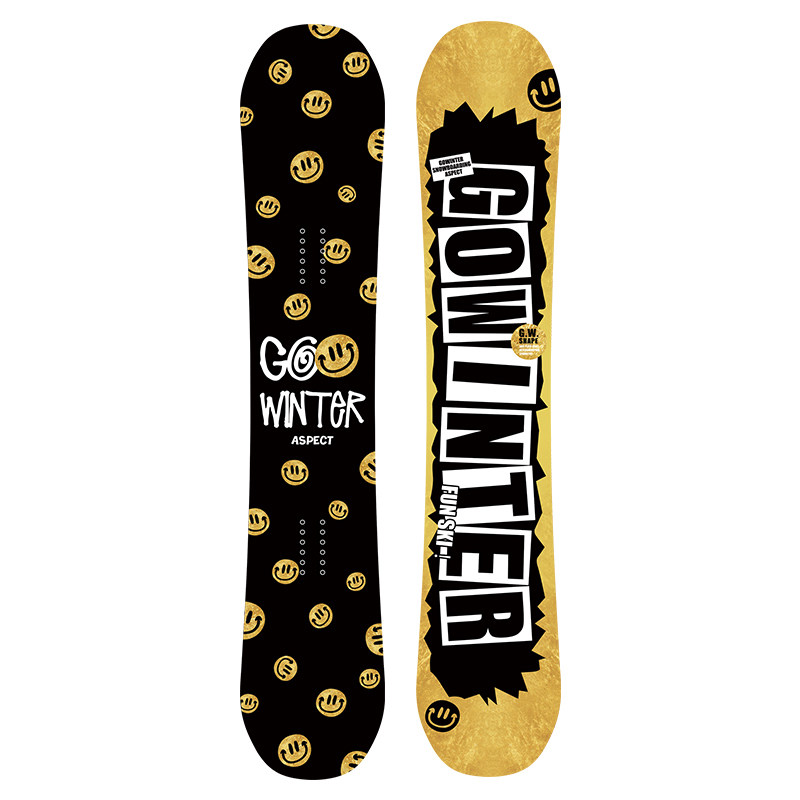 【滑雪家】Gowinter GW滑雪板单板全能滑雪平花板笑脸滑雪板套餐