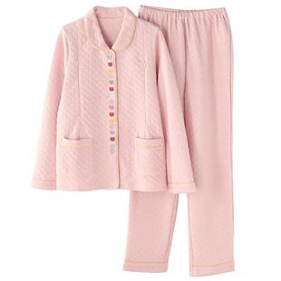 富朵秋冬季空气棉产后哺乳衣孕妇睡衣月子服孕产妇春秋夹棉家居服