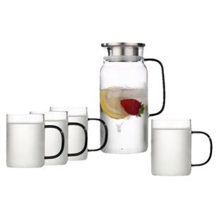 北大史冷水壶玻璃凉水壶家用大容量高硼硅耐高温夏季晾水壶泡茶壶