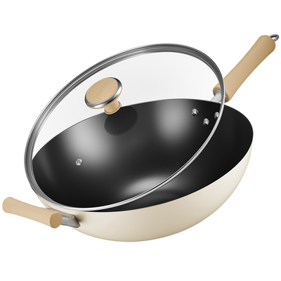 苏泊尔铁锅精铁炒菜锅家用无涂层